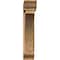 Ekena Millwork Thorton Traditional Smooth Bracket w/ Offset Brace, Western Red Cedar, 7 1/2"W x 38"D x 38"H BKT0806X38X38THR01SWR - alternate 4